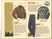 Banana Republic Catalog 37 Fall 1988 Flight Jacket, High Plains Sweater, Odyssey Pants