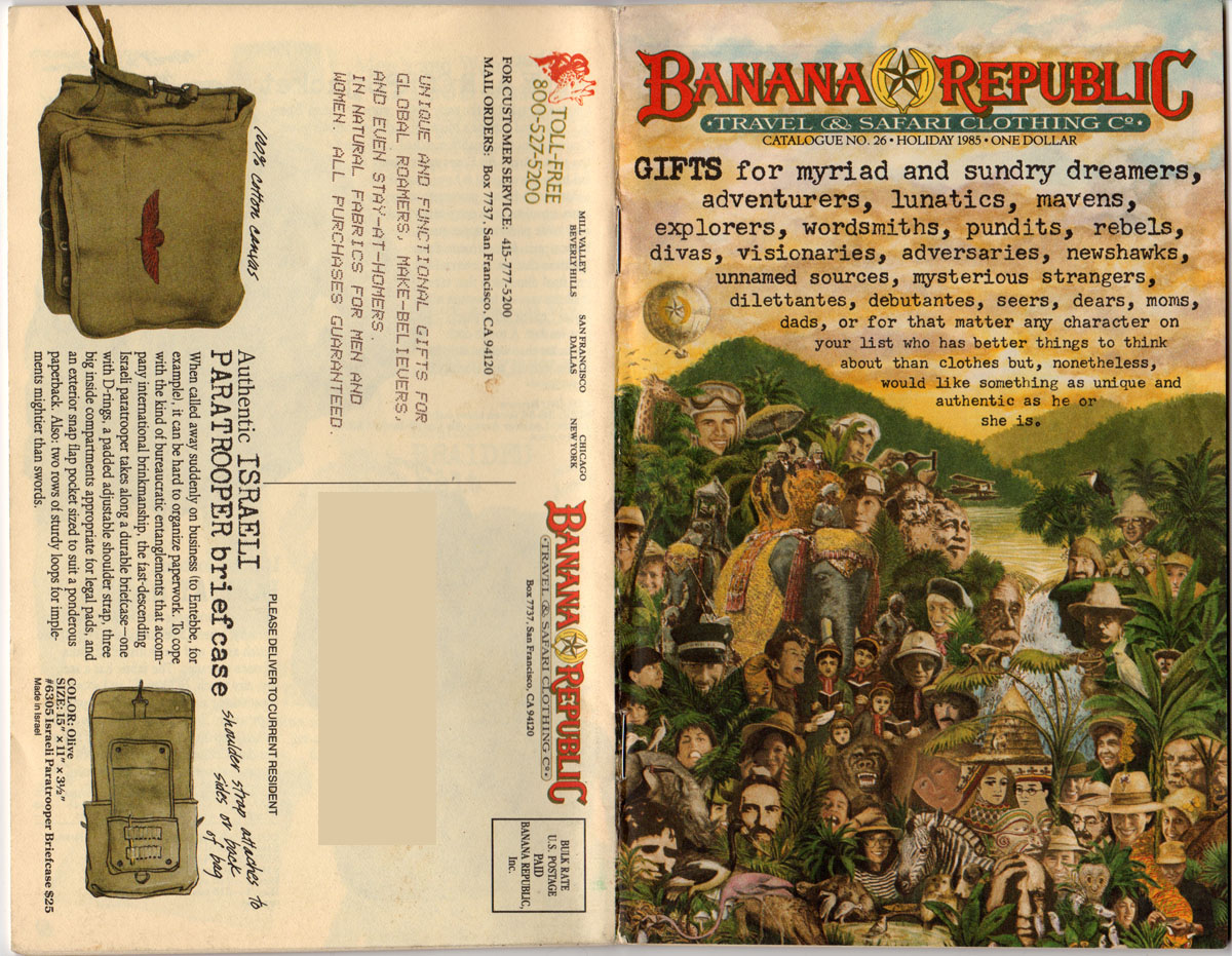 Banana Republic Catalog #26 1985 Holiday – Abandoned Republic