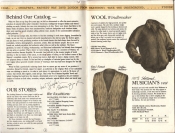 Banana Republic Catalog #15 Fall 1983 Introduction, Wool Windbreaker, Musician\'s Vest