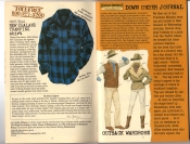 Banana Republic #25, Fall 1985 Introduction, Outback Wardrobe, New Zealand Tramping Shirt, John Lithgow