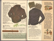 Banana Republic  Catalog #33 Fall 1987 Bench Leather Jacket, Ranch Belt, Fellwalking Sweater