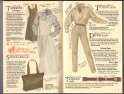 Banana Republic  Catalog #33 Fall 1987  Trekking Jumper, Shoulder Bag, Women's Ticking Shirt, Tapered Belt