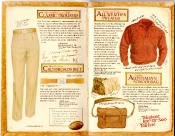 Banana Republic Catalog #35 Classic Trousers, Crossroads Belt, All-Weather Sweater, Australian Schoolbag