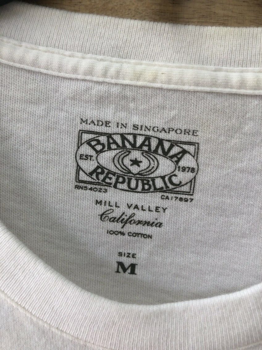 Banana Republic Clothing Tag and Logo Guide – Abandoned Republic