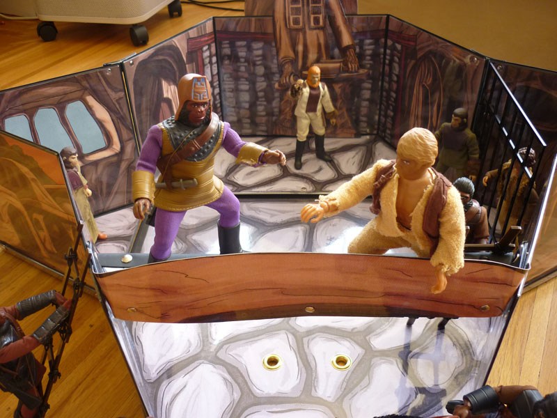 planet of the apes village playset