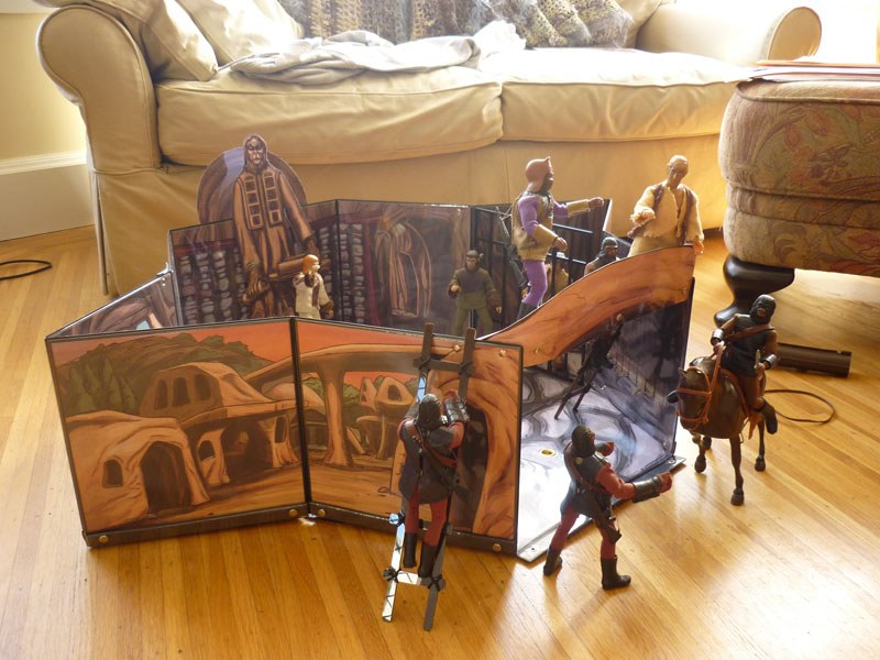 planet of the apes village playset