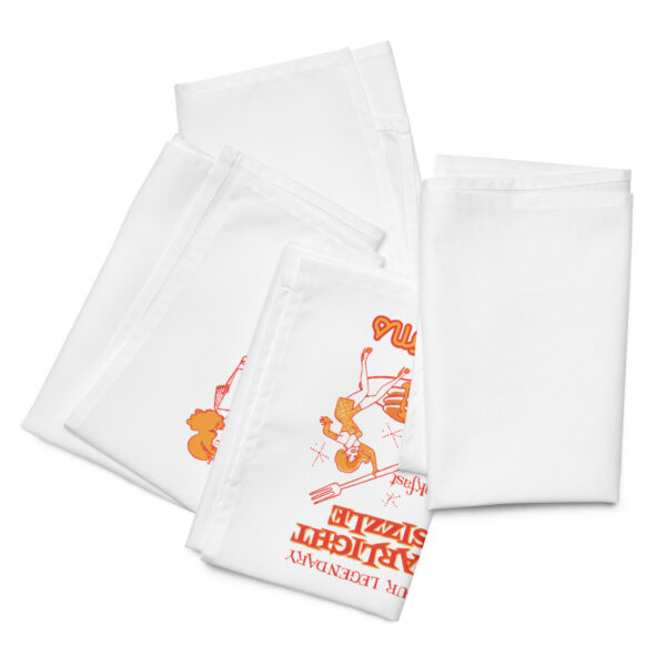 Comptons Menu Cloth napkin set (corner design) - Image 4