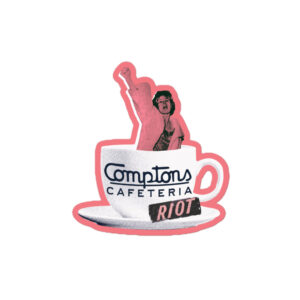 Comptons Riot Girl Bubble-free stickers