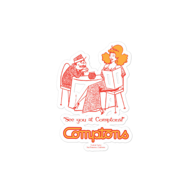 Comptons Queen Bubble-free stickers