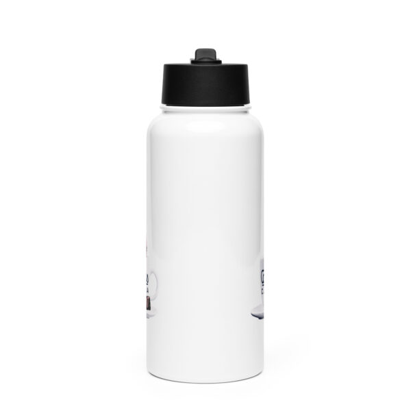 Comptons Riot Girl Stainless steel water bottle with a straw lid - Image 2