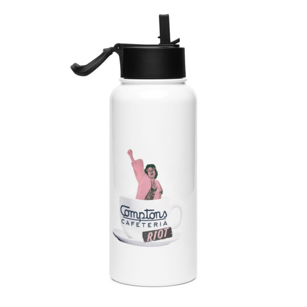 Comptons Riot Girl Stainless steel water bottle with a straw lid - Image 4