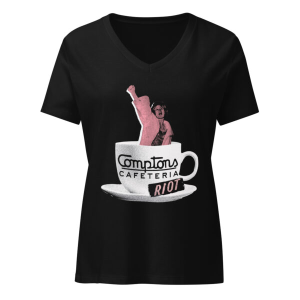 Comptons Riot Girl Femme V-Neck Shirt