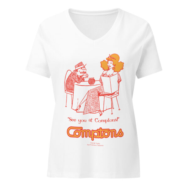 Comptons Queen relaxed v-neck t-shirt - Image 2
